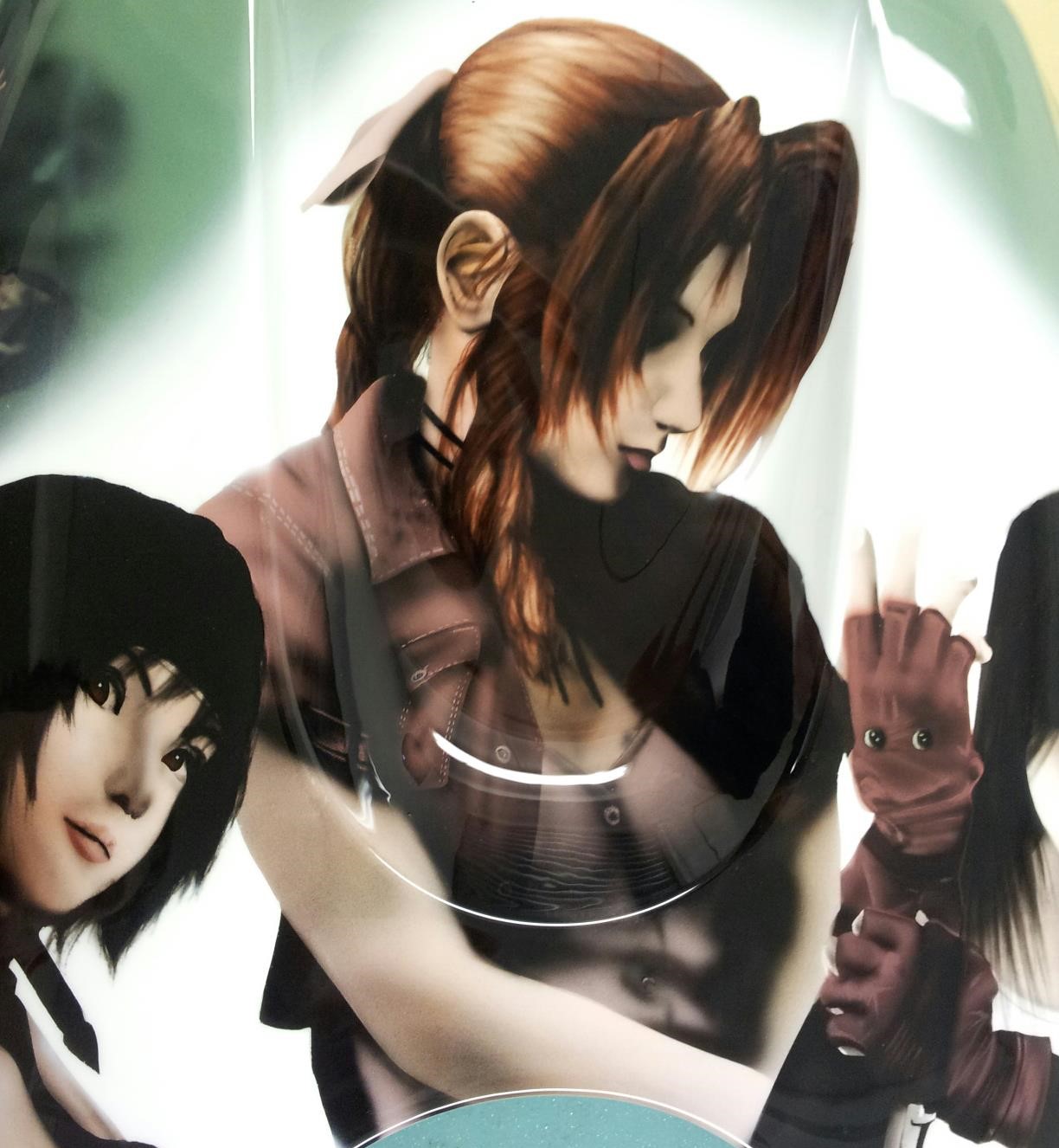 Airbrushed Painting of a CBR600RR Motorbike, in the style of Final Fantasy with Arith close up